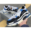 BCG Triple S Sneakers Black / Blue / White