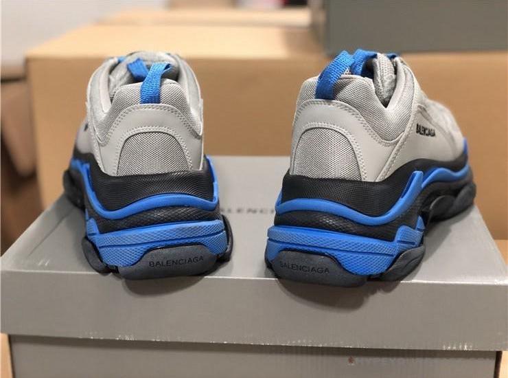 BCG Triple S Grey / Blue