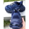 BCG Triple S Clear Sole Navy Blue