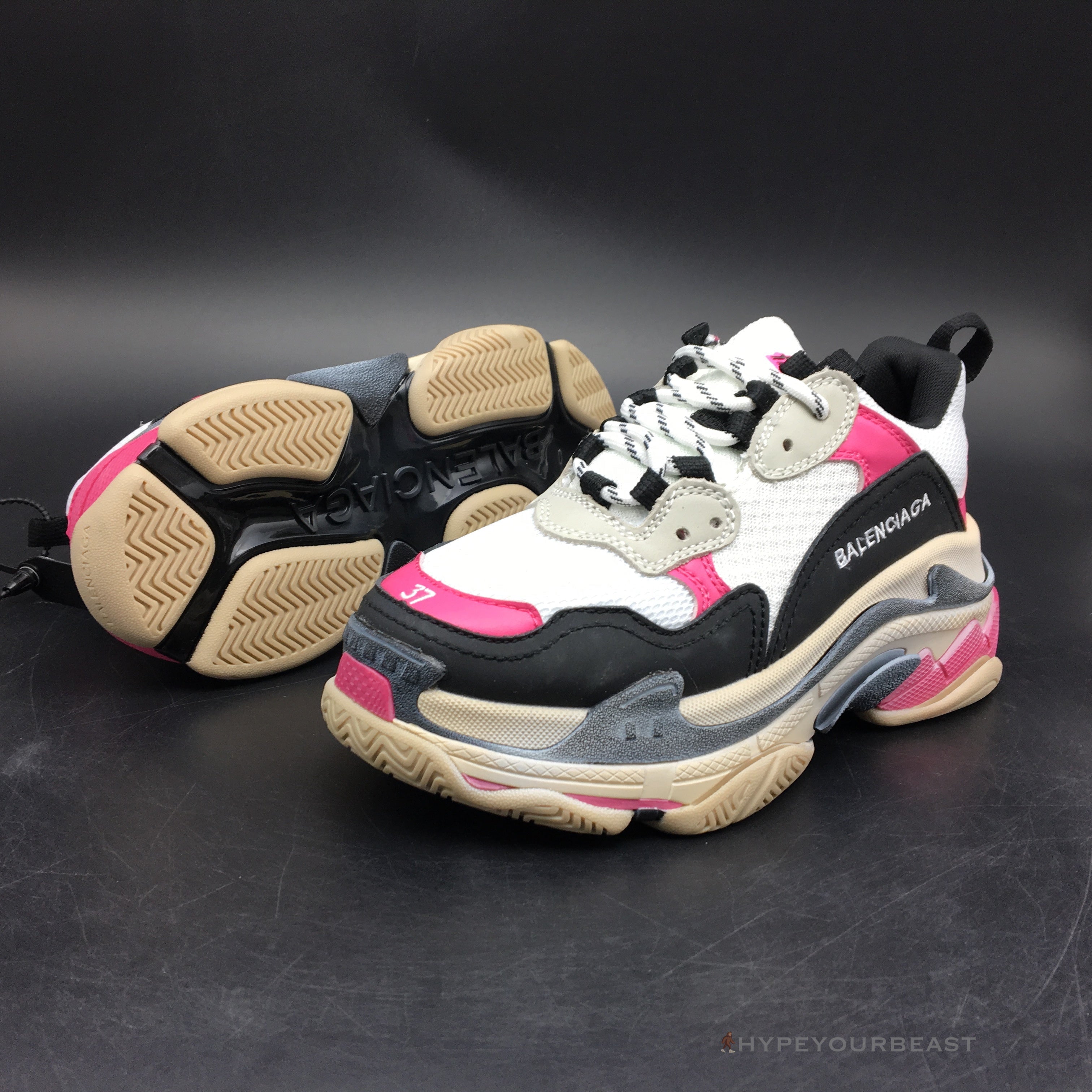 BCG Triple S  Pink / Black