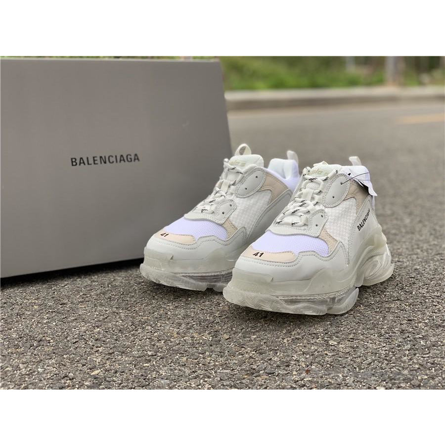 BCG Triple S White / Clear Sole