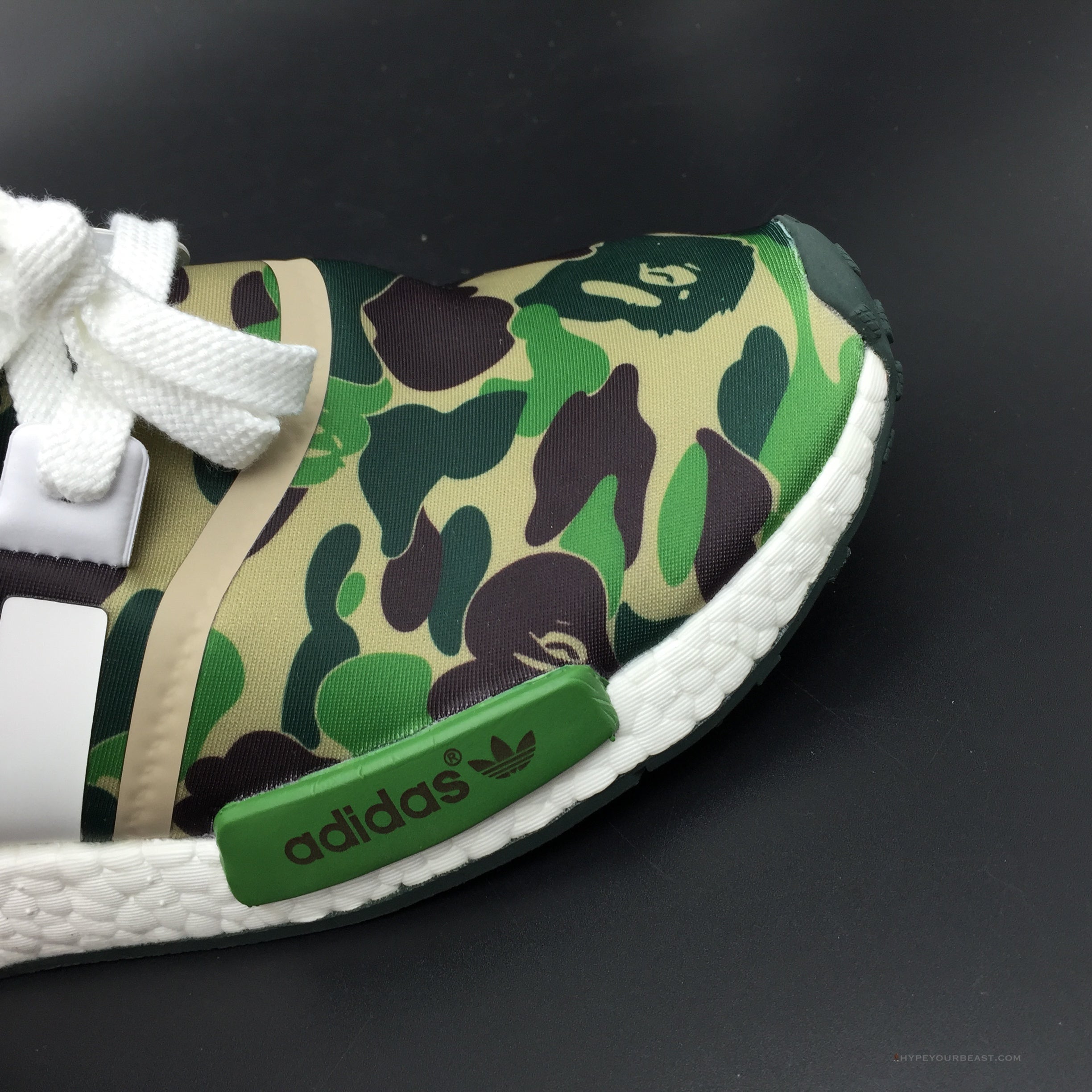 Bape X Adidas NMD Green Camo