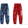 BAPE x RUSSELL ATHLETIC Drawstring Camouflage Pants 'BLUE'