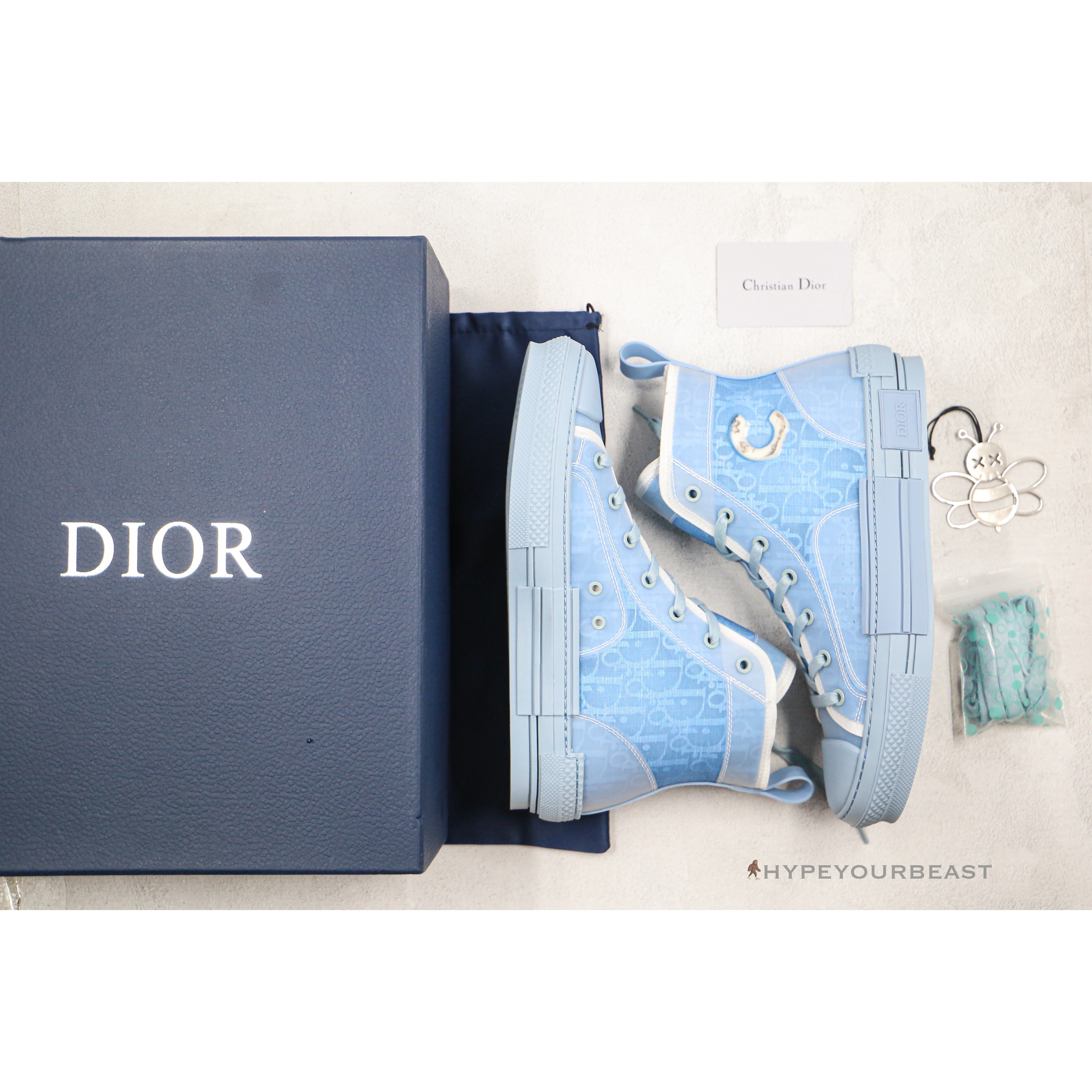 Dior B23 High Daniel Arsham Light Blue