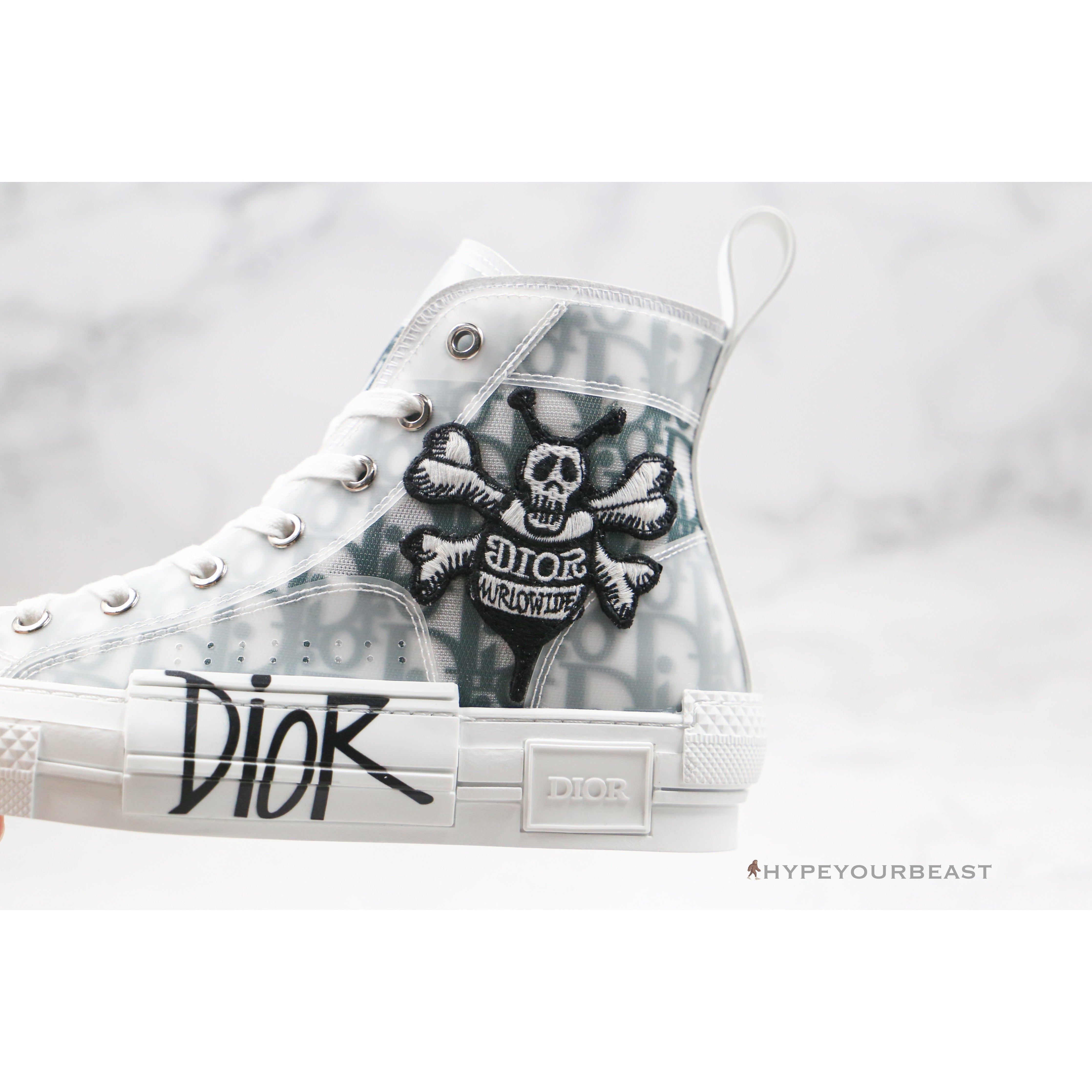 Dior B23 High Top Shawn Bee Embroidery Patch