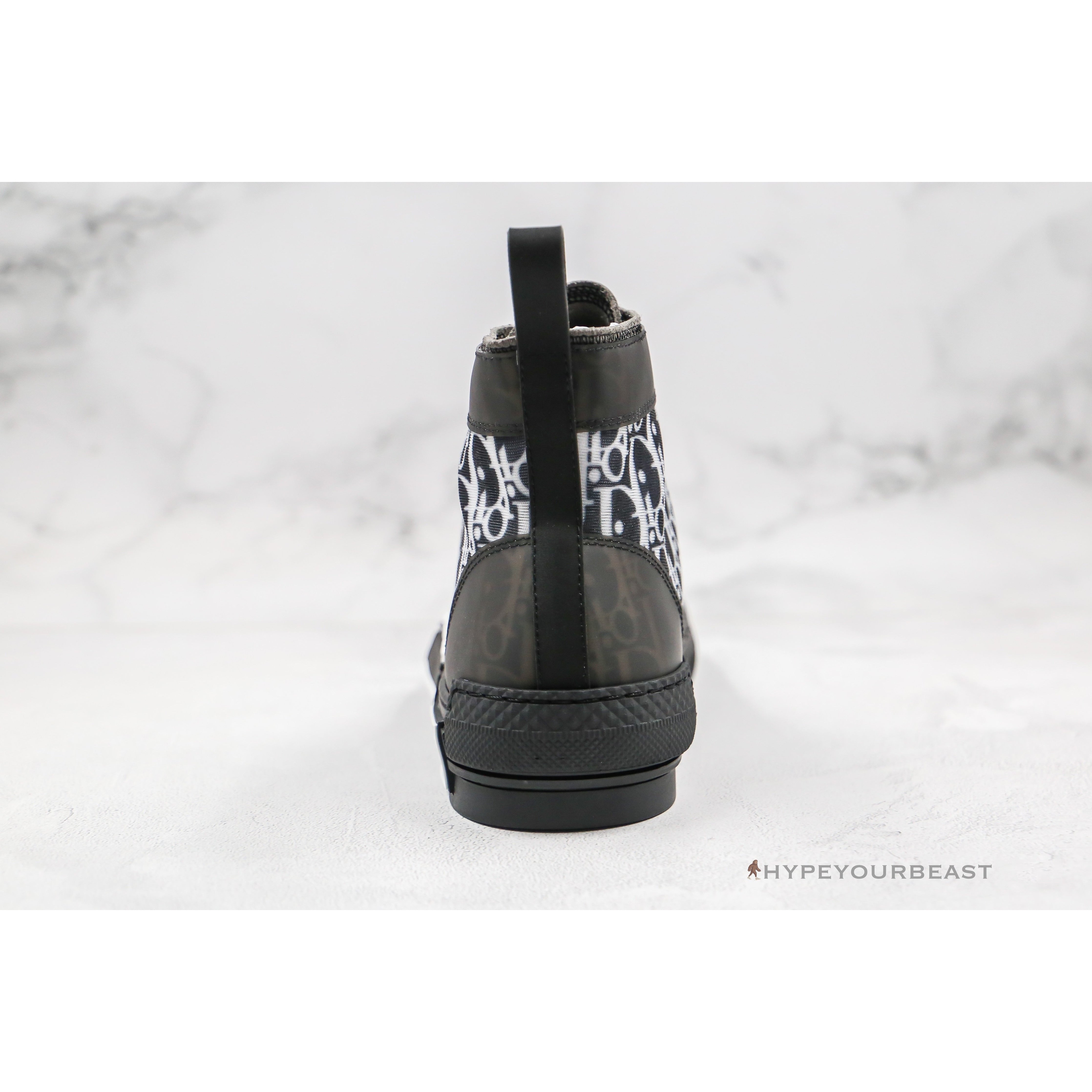 Dior B23 High Top Canvas Oblique Black