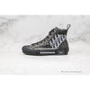 Dior B23 High Top Canvas Oblique Black