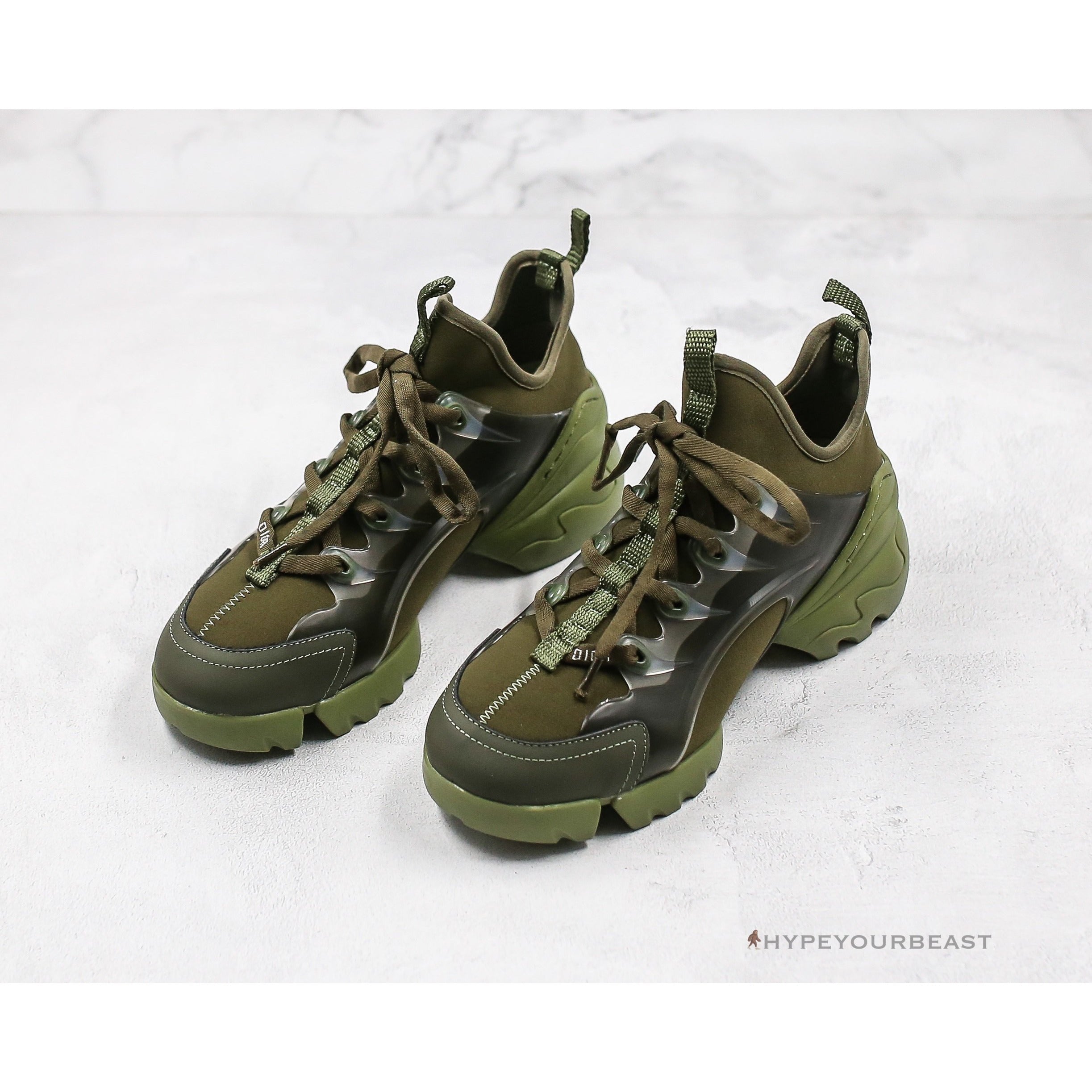 Dior D-Connect Sneakers Green