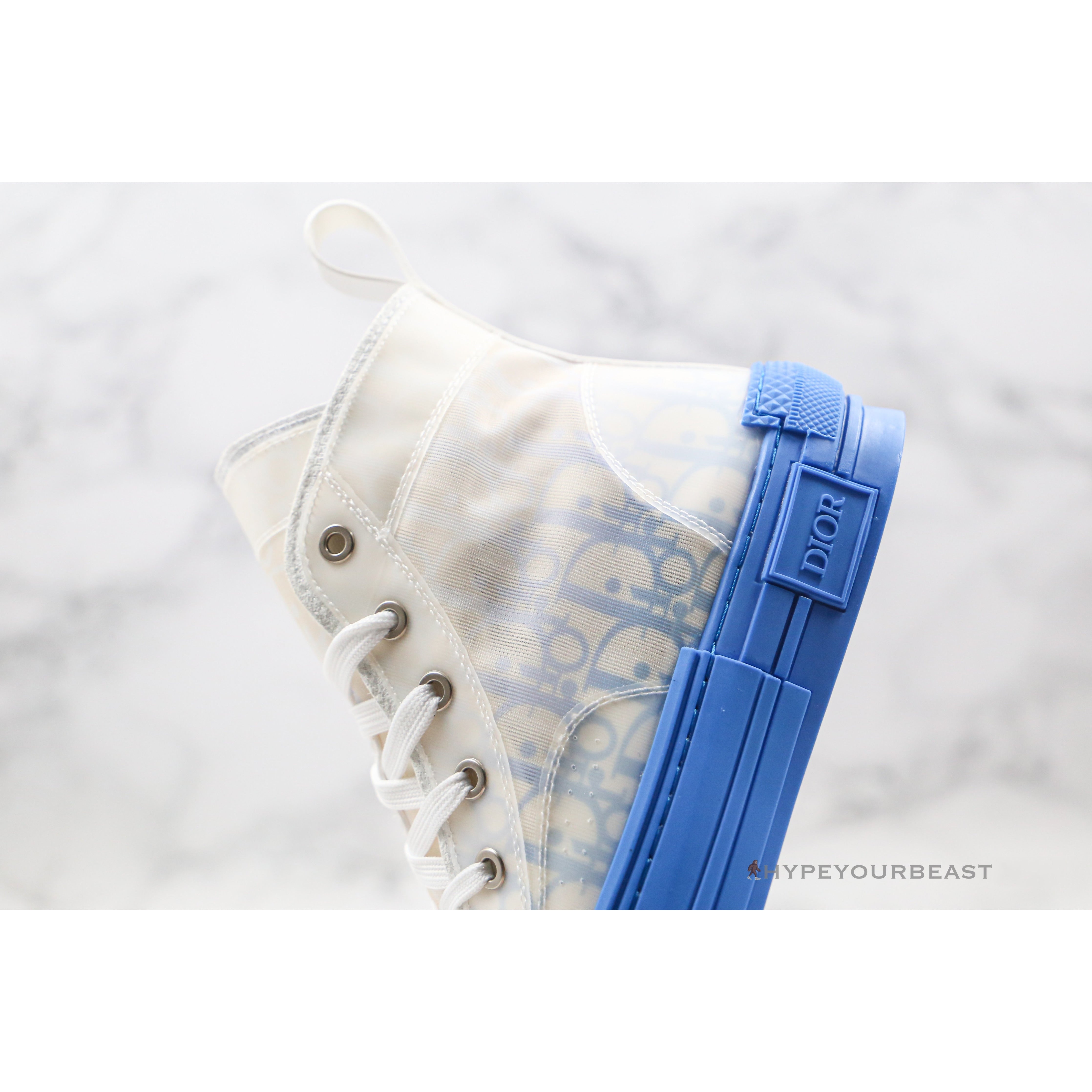 Dior High Top Gradient Blue