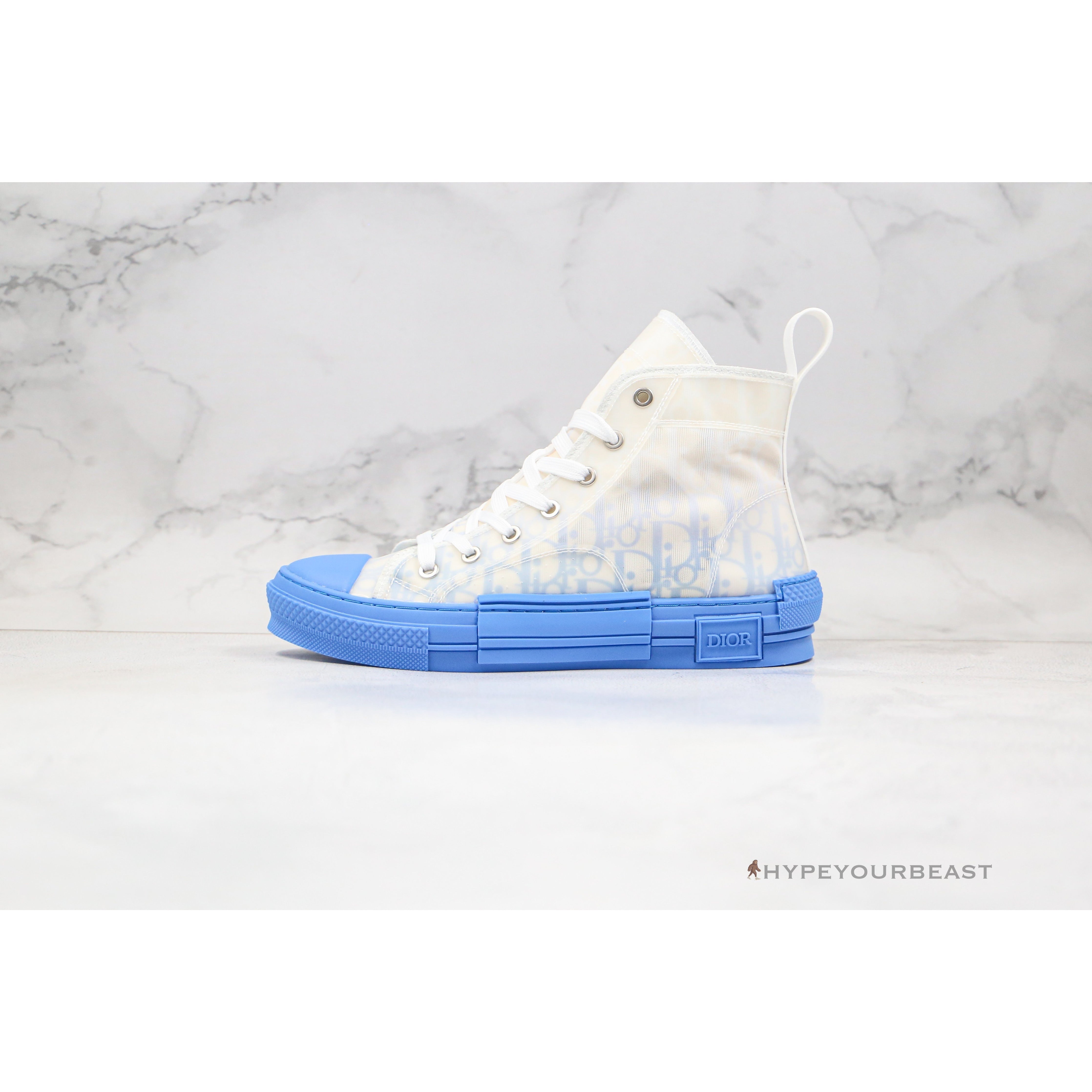 Dior High Top Gradient Blue