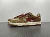 Bape Sta Low Top Sneakers 'Brown Red'