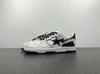 Bape Sta Low Top Sneakers 'White Metallic Silver'