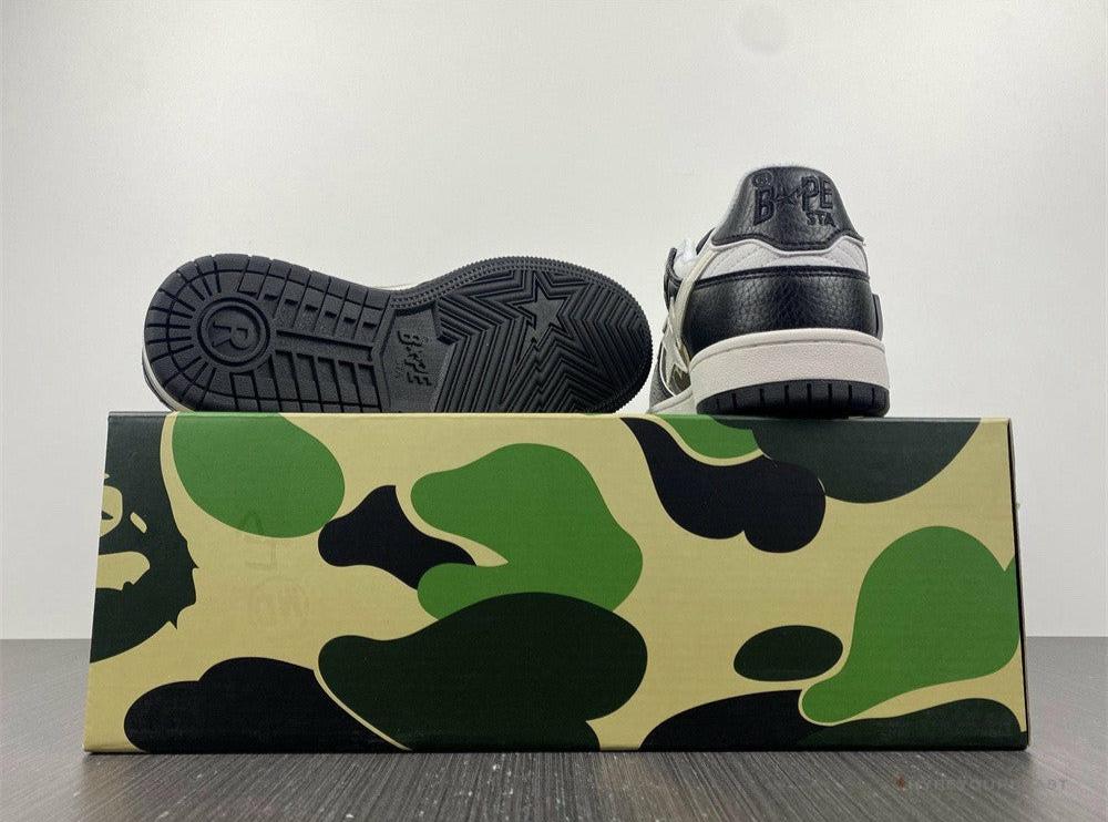 Bape Sta Low Top Sneakers 'Navy Camo'