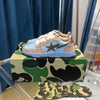 Bape Sta Low Top Sneakers Clay Blue