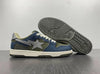 Bape Sta Low Top Sneakers 'Blue Green'