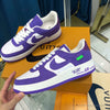 Off White X Nike Air Force 1 Low Purple
