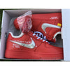 Off White X Nike Air Force 1 Low "Red"