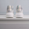 Alexander McQueen White / Silver Heel