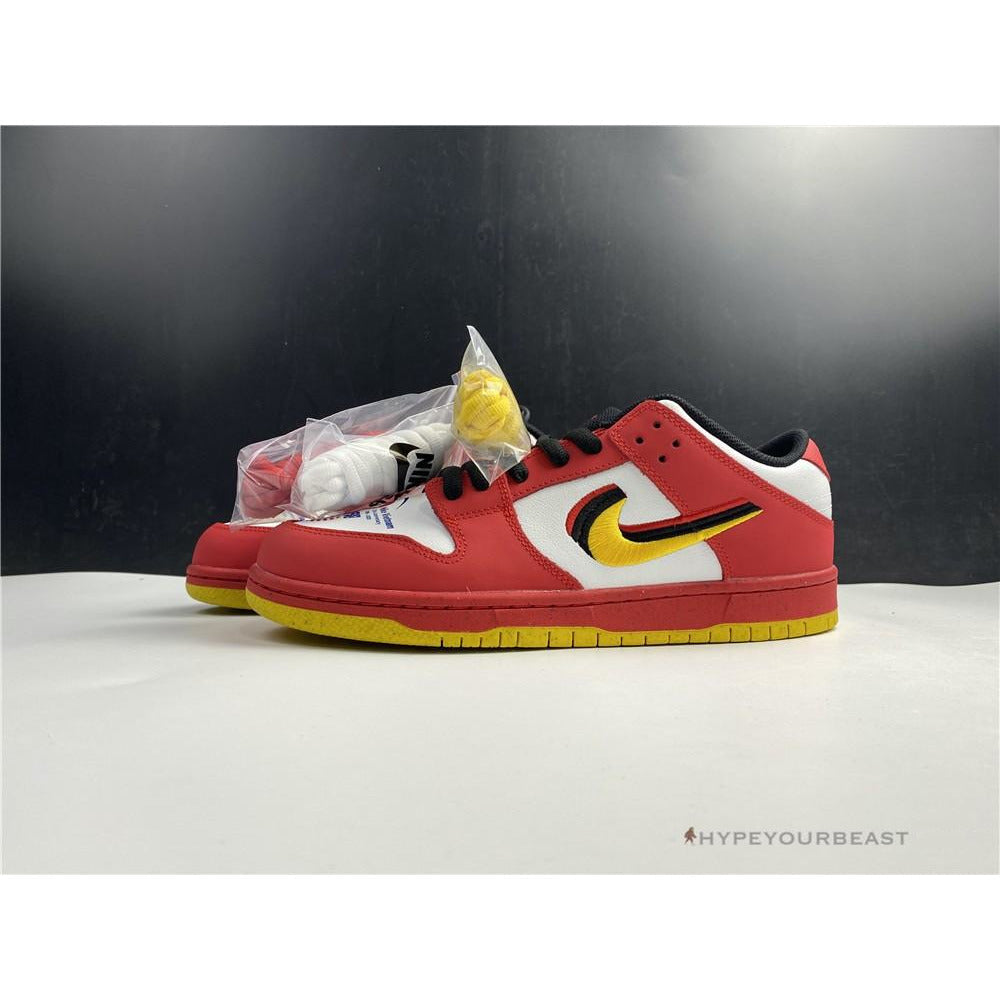 Nike SB Dunk Low Varsity Red Earth Yellow