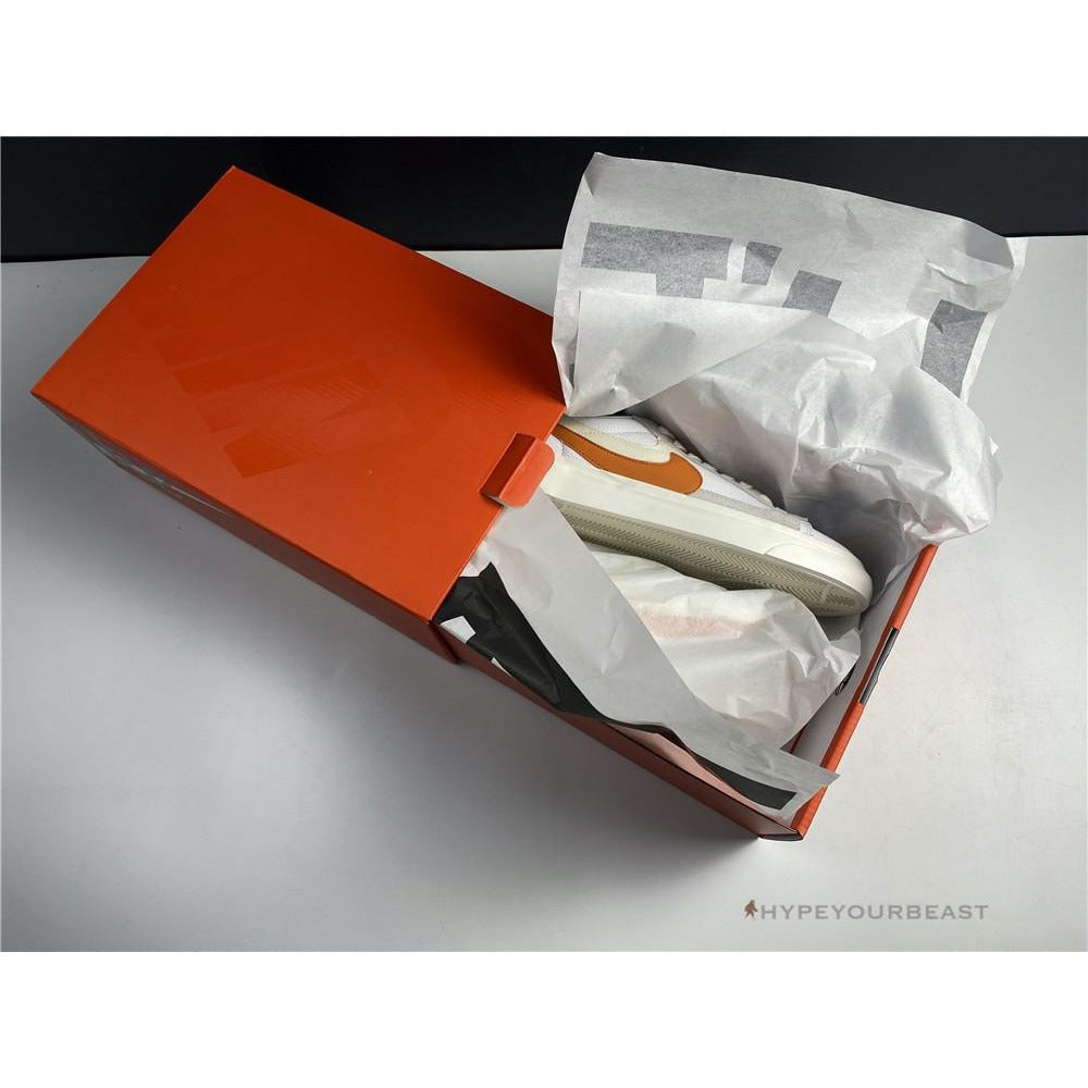 Nike X Sacai Blazer Low Orange White