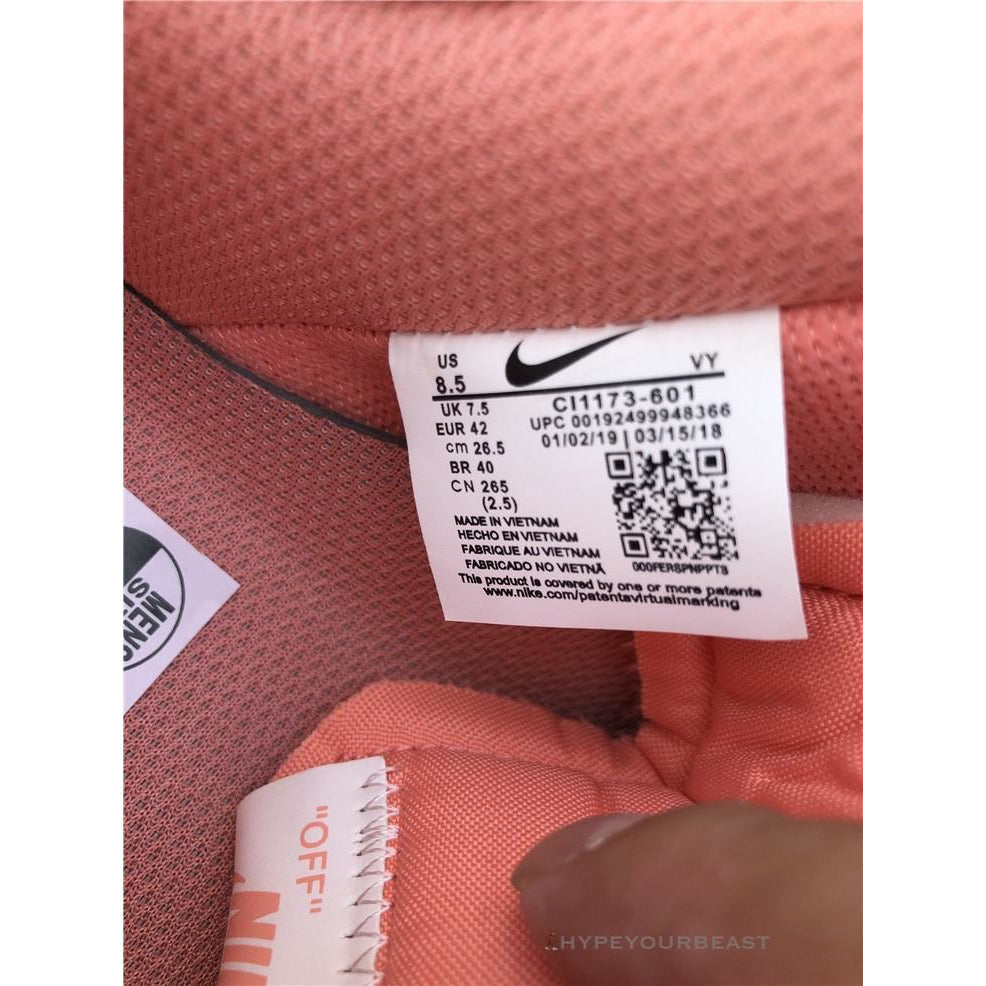 Off White X Nike Air Force 1 Low "Salmon"