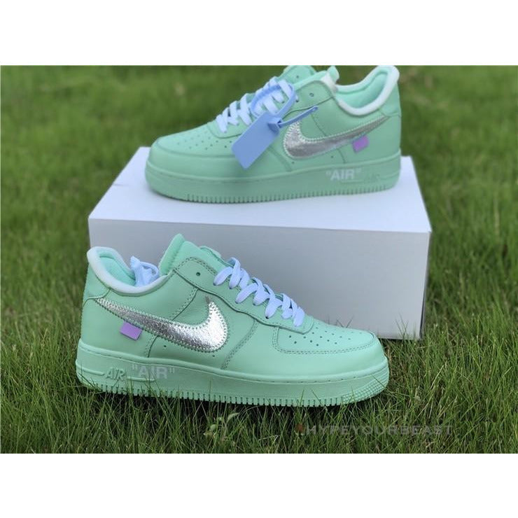 Off White X Nike Air Force 1 Low "Turquoise"