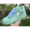 Off White X Nike Air Force 1 Low "Turquoise"