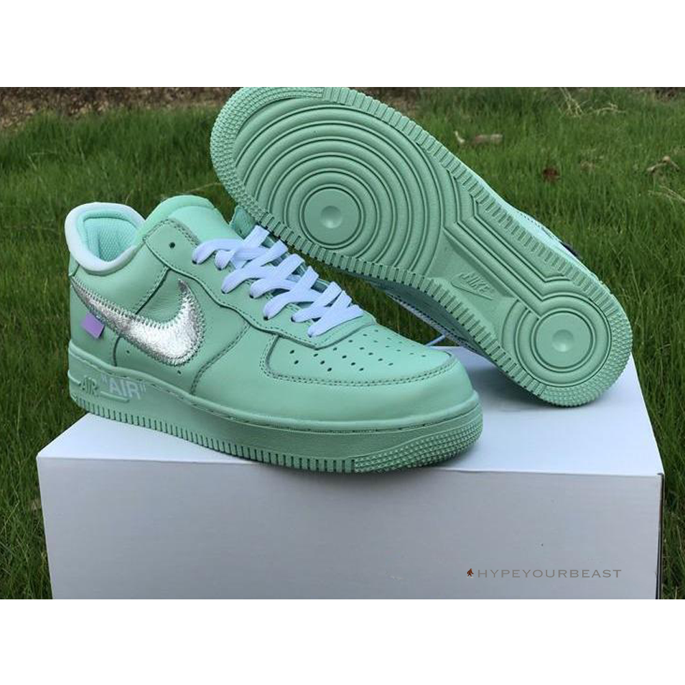 Off White X Nike Air Force 1 Low "Turquoise"