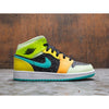 Air Jordan 1 Mid GS Aurora Green Optic-Yellow