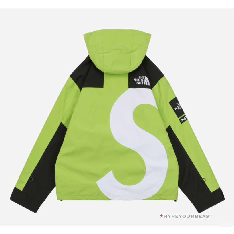 Supreme X TNF Logo Mountain Jacket Green