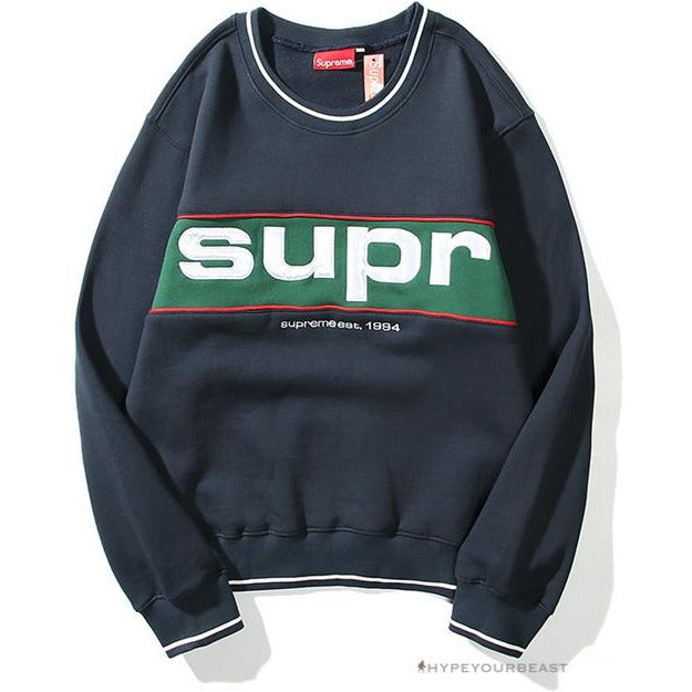Supreme Sweater Black / Green