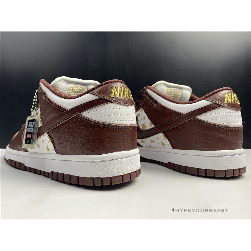 Supreme X Nike SB Dunk Low Brown