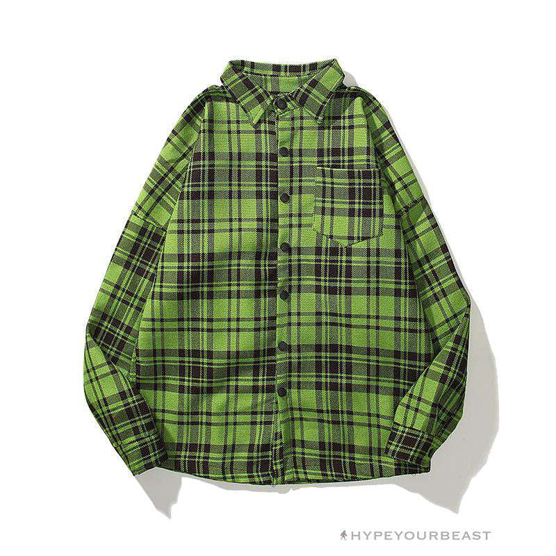 PA Shirt Flannel Green
