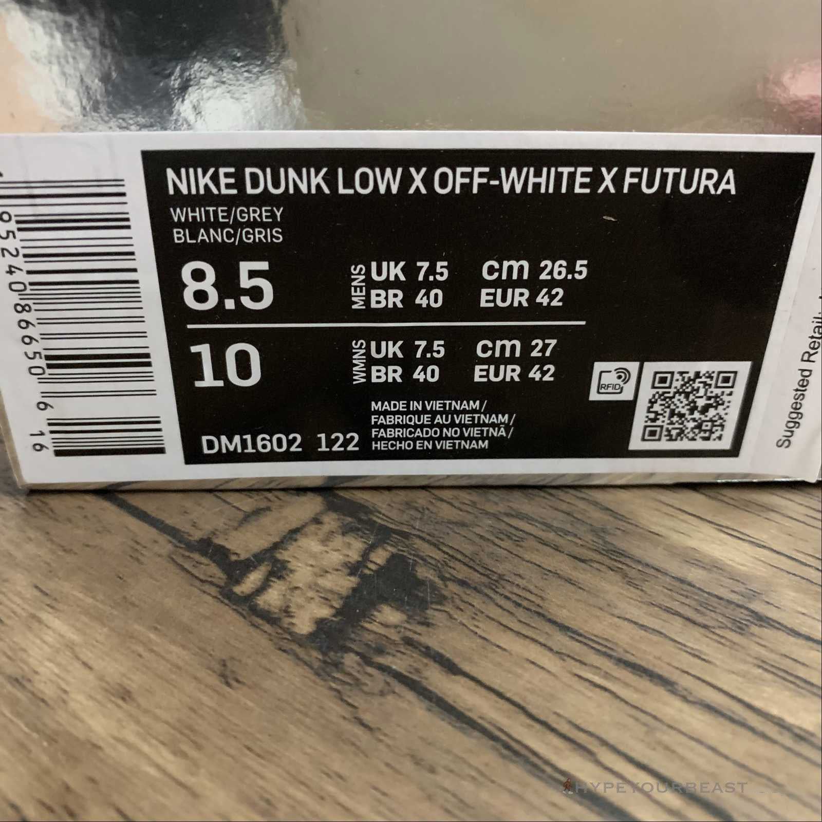 Off White X Nike Dunk Low 'Dear Summer - 30/50'