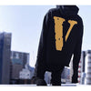 Vlone Yellow and Black Friends Hoodie