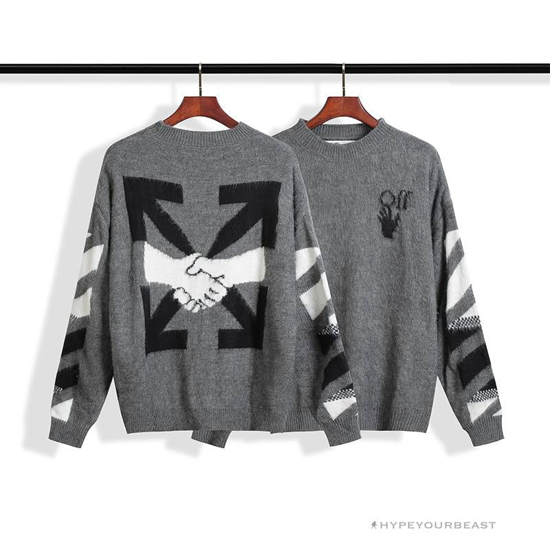 Off White Sweater Grey