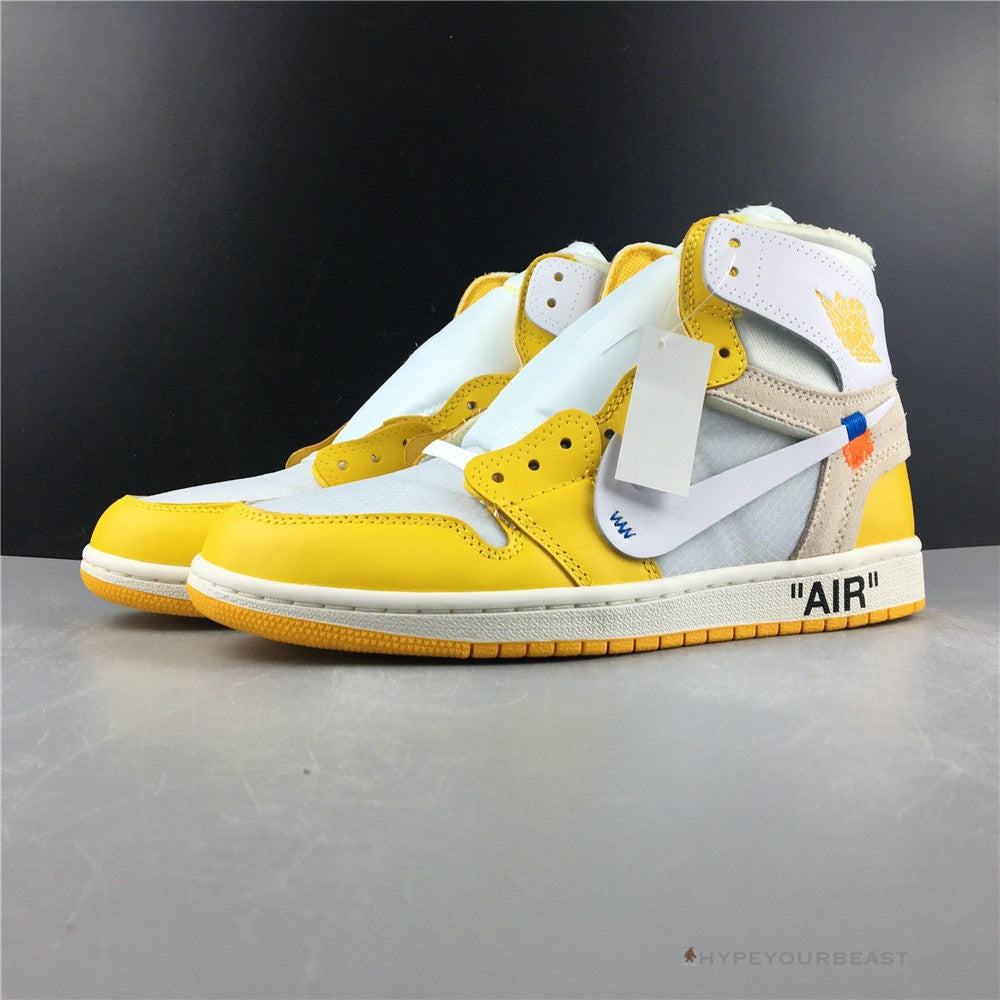 Off-White X Air Jordan 1 High Canary Yellow