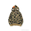 BAPE Shark Head STA Star Camouflage Hoodie 'YELLOW'