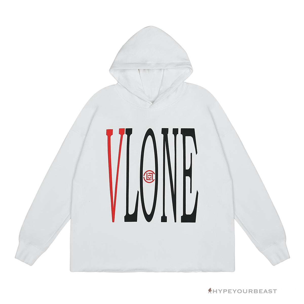 Vlone Black White Serpent Hoodie