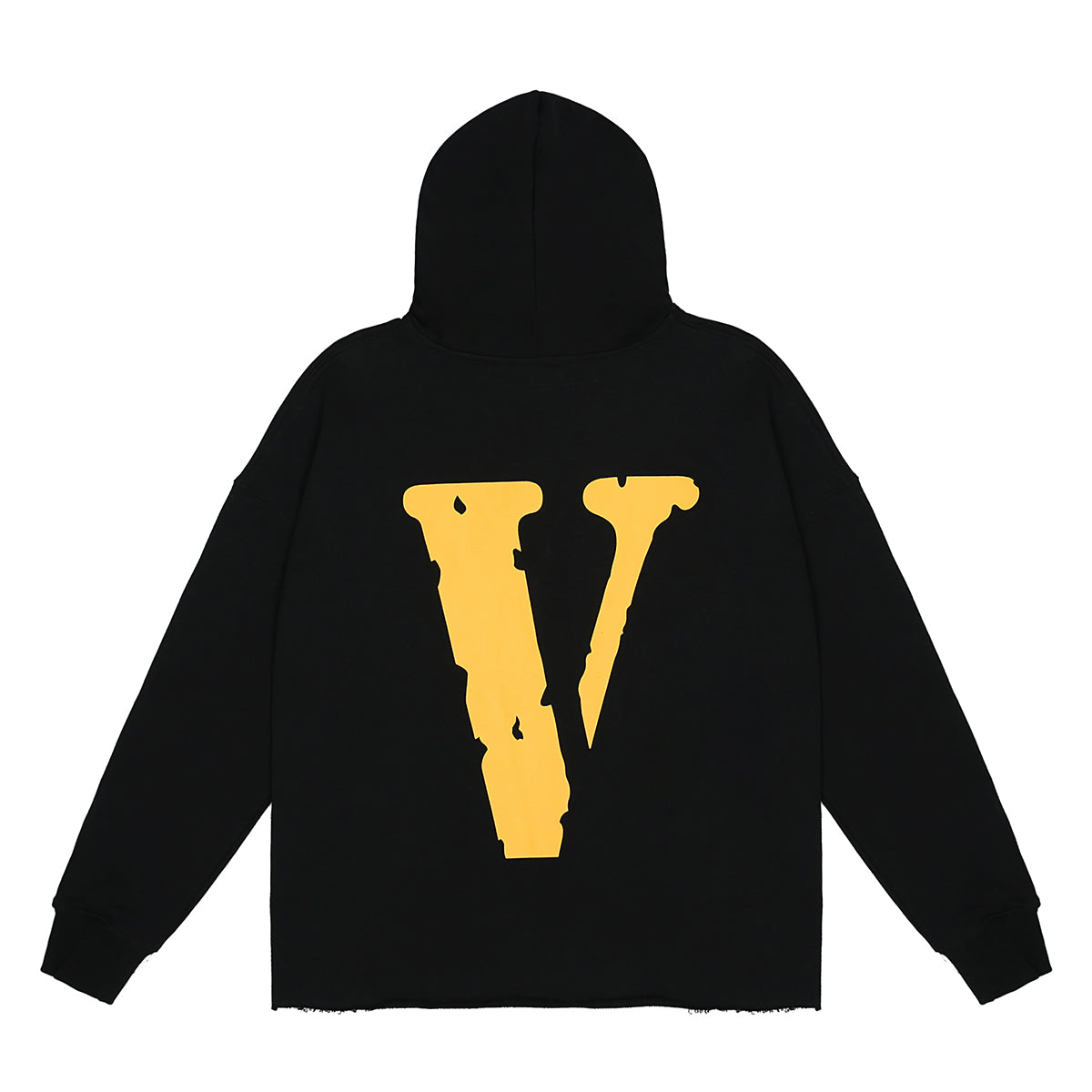 Vlone Yellow and Black Friends Hoodie