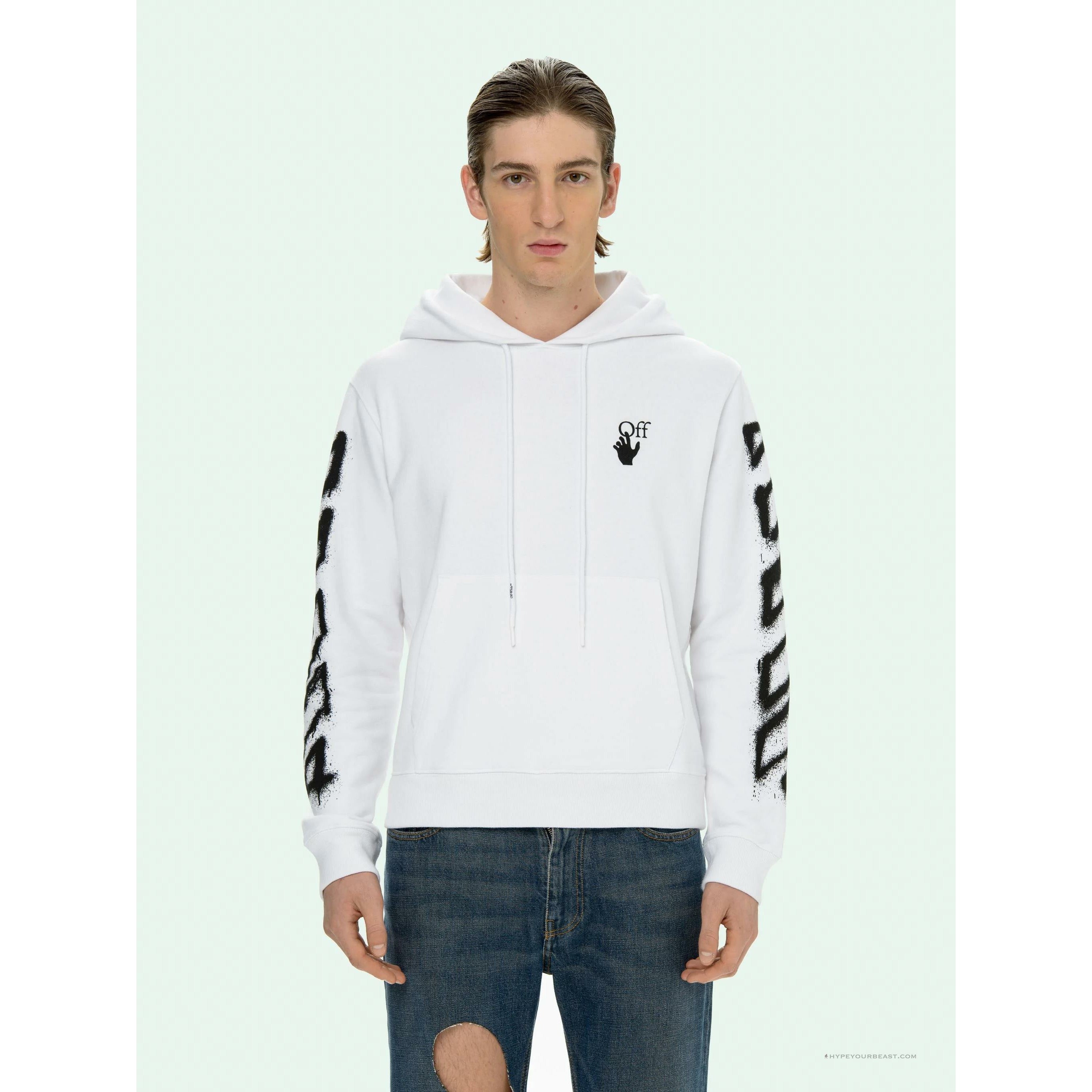 Off White Hoodie White BC