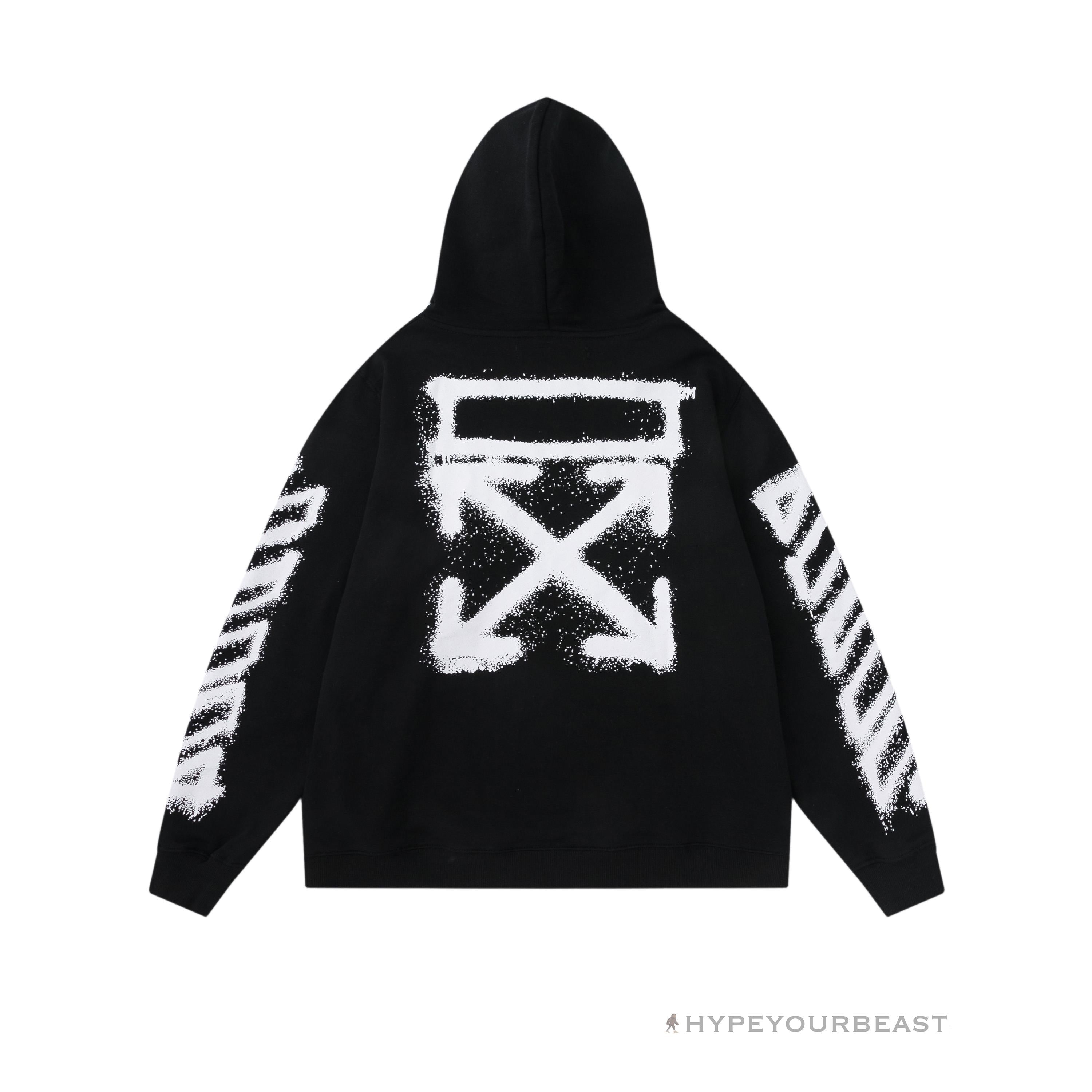 Off-White Hoodie Hallow Black