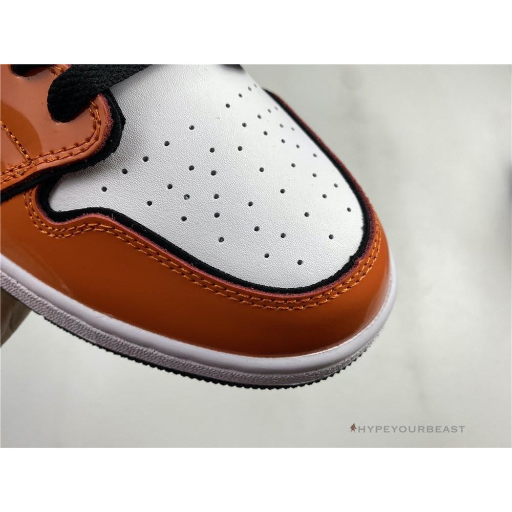 Air Jordan 1 Mid Turf Orange Patent