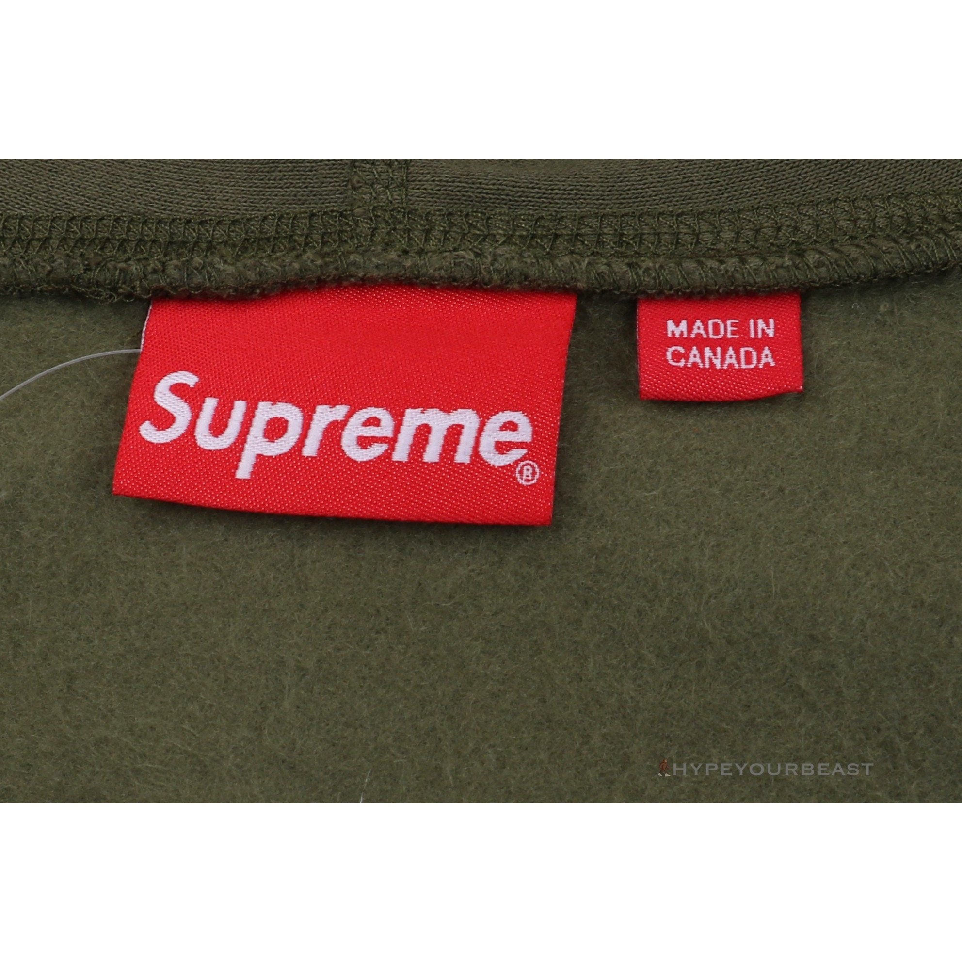 Supreme Cross Box Logo Hoodie Green