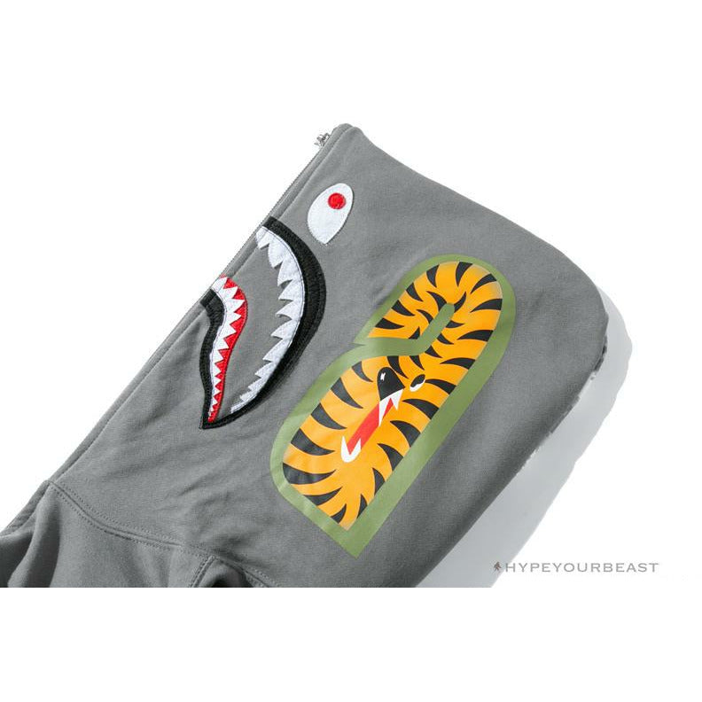 BAPE Digital Pixel Camouflage Hoodie 'GREY'