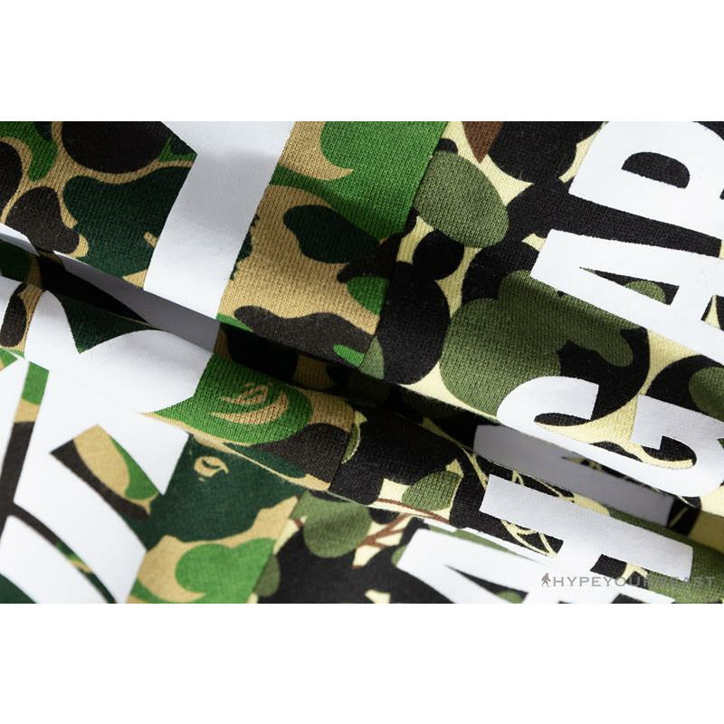 BAPE x UNKLE Camouflage Green Belt Ear Hoodie