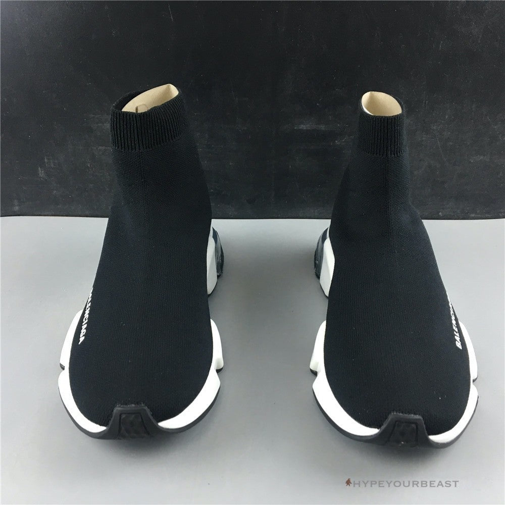 BCG Sock Sneakers Clear Sole - Black