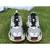 BCG Triple S Sneakers Silver Grey Red