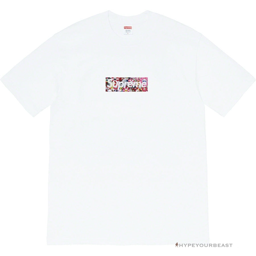 Supreme Red Flash Box Logo Tee Shirt