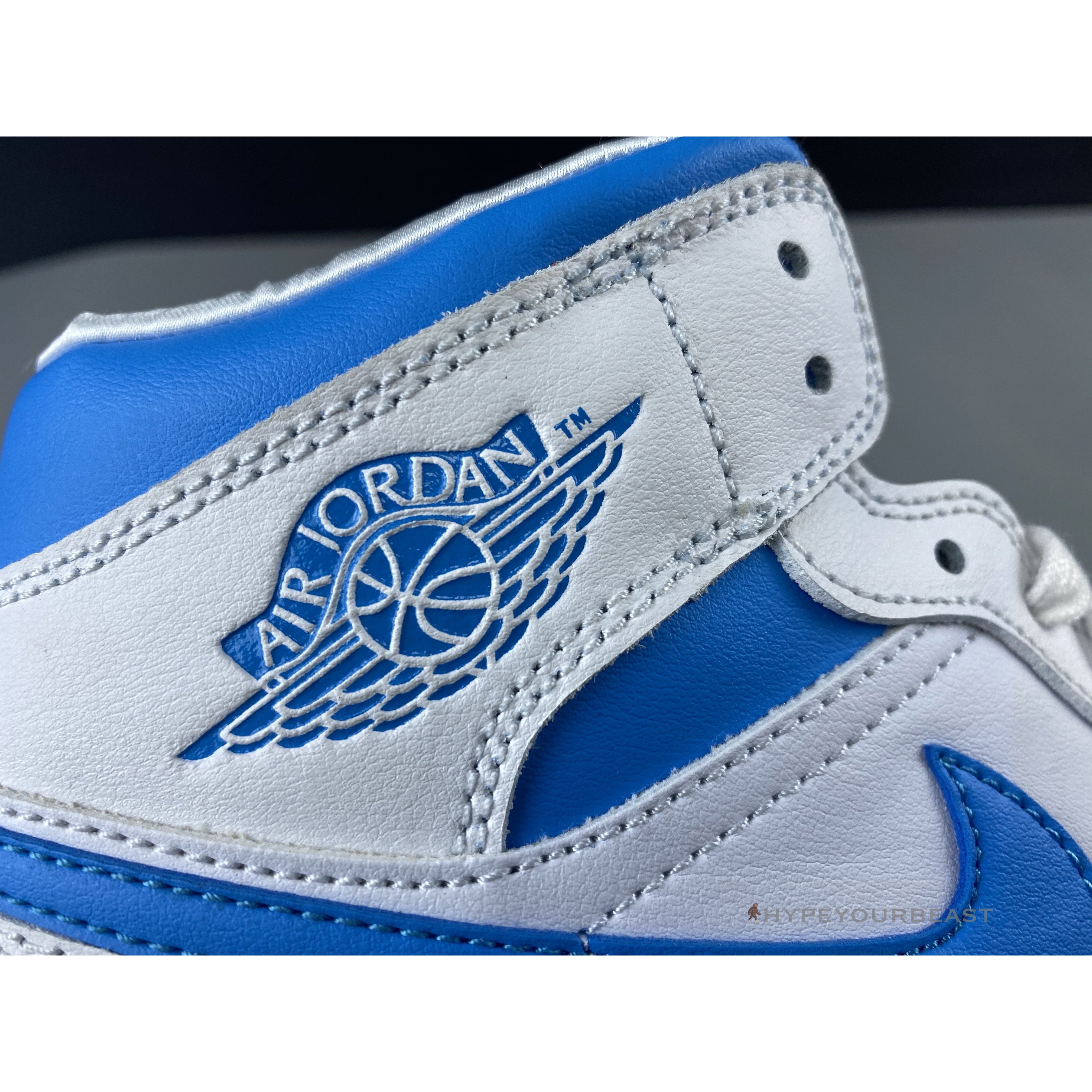 Air Jordan 1 Mid Sail Light Blue